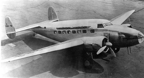 Lockheed Model 14 Super Electra Vintage Aircraft Lockheed Air And