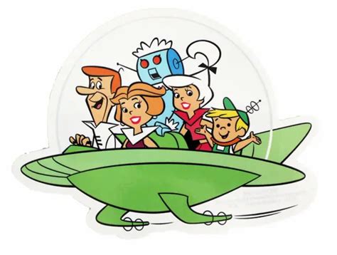 STICKER THE JETSONS Family Car Space Ship Decal Officially Licensed PicClick