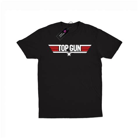 Top Gun Red And White Movie Logo T Shirt