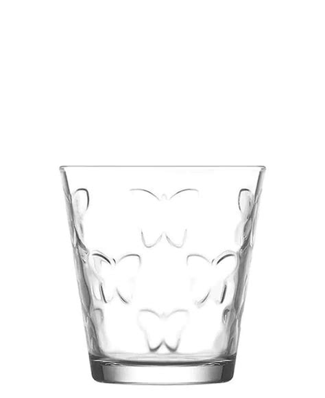 Lav 6 Piece 255ml Kelebek Whiskey Glass Set Clear The Culinarium