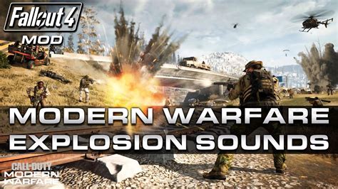 Modern Warfare Explosion Sounds Mod Fallout 4 Mod Youtube