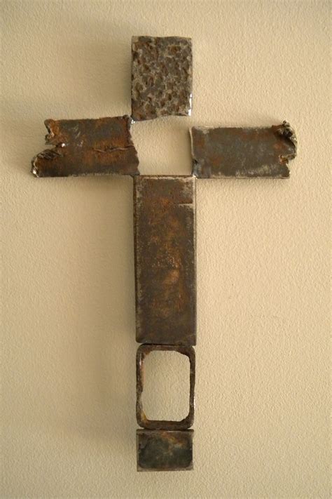 Crosses Made Of Scrap Iron By Artist Catherine Partain At