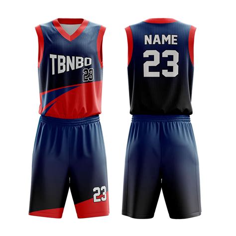 Wholesale Basketball Jersey Design Custom Sublimated Navy Men