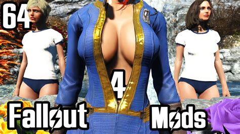 Fallout 4 Mod Review 64 Sexy Vault Suit And Japanese Gym Outfits