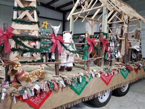 Holiday Parade Float Build Tomball Emergency Assistance Ministries Team