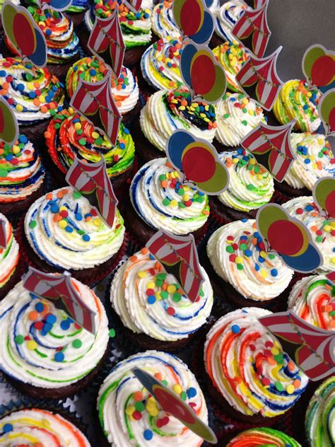 Carnival Cupcakes Carnival Cupcakes Carnival Themes Themed Cupcakes