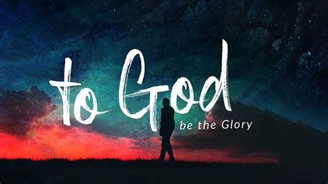 To God Alone Be The Glory Renewal Christian Center