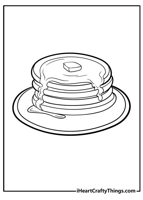 Breakfast Food Coloring Pages Home Design Ideas