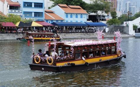 Enjoy the glittering lights of the lion city from your berth. Singapore River Cruise