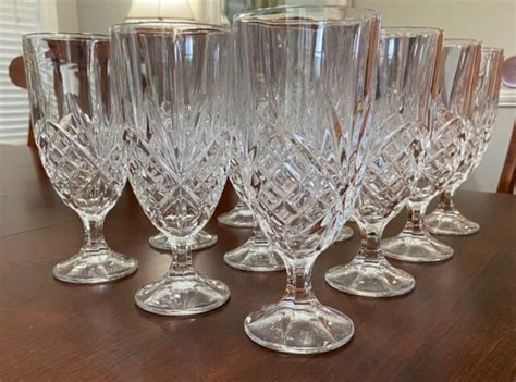 godinger dublin crystal set of 12 iced beverage glasses for sale online ebay
