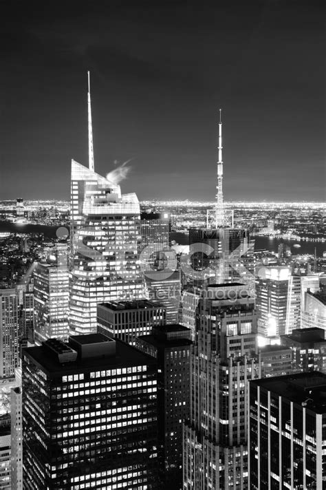 New York City Skyline Stock Photo Royalty Free Freeimages