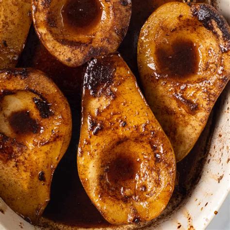 Baked Spiced Pears Gluten Free And Vegan Healthy Living James