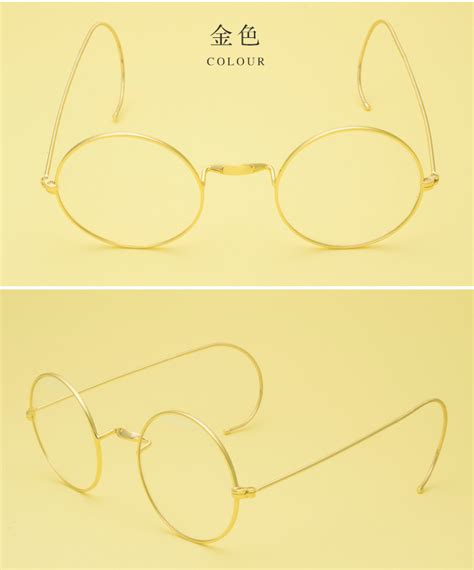 48mm Wire Rim Antique Vintage Round Reading Glasses Eyeglass Frames