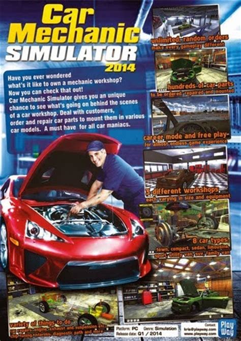 Drive various dream cars that can drive. Car Mechanic Simulator 2014 Free Download |Free Full ...