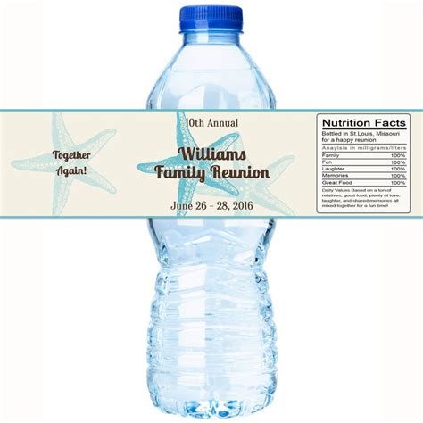 This is the perfect opportunity to party décor. Family Reunion Water Bottle Labels, Family Reunion Favors ...