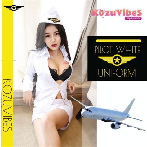 Jual Kozuvibes Cosplay Sexy Uniform Seragam Tentara Pilot Pramugari