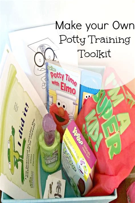Make Your Own Potty Training Tool Kit Potty Training Tools Potty