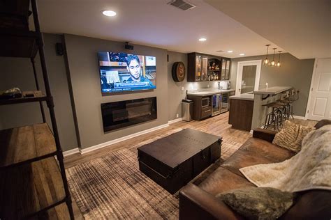 10 Inspiring Michigan Basement Living Room Designs Finished Basements