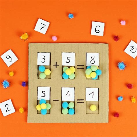 Cardboard Math Learning Board Hello Wonderful