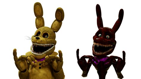Made A Render Of Baygs Into The Pit Spring Bonnie Model By Bayg Of