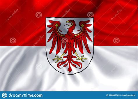 Brandenburg Germany Flag Illustration Stock Illustration - Illustration ...