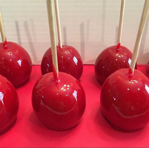 Traditional Red Candy Apples Etsy