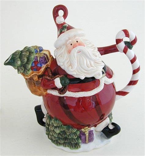Santa Teapot Christmas Tea Tea Pots Christmas China