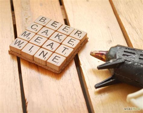 How To Make Scrabble Tile Coasters 14 Steps With Pictures Scrabble