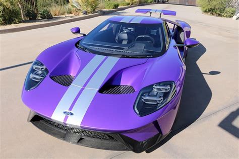 Indycar Driver Reveals Stunning Purple Ford Gt Carbuzz