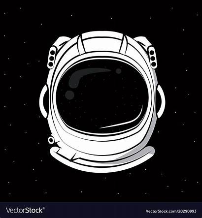 Astronaut Helmet Vector Tshirt Illustration Clipart Background