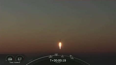 Spacex Launches Falcon 9 Rocket From California Base