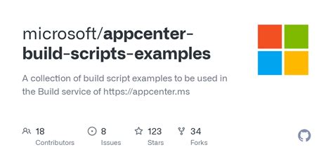 Github Microsoftappcenter Build Scripts Examples A Collection Of