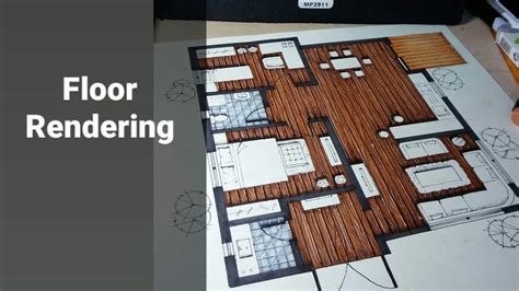 Floor Rendering Rendered Floor Plan Interior Design Portfolios Flooring