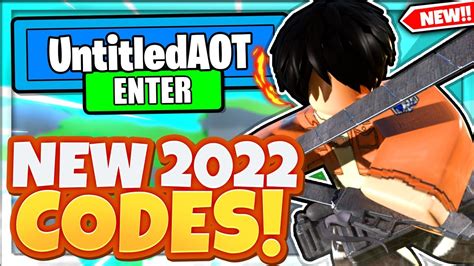2022 All New Secret Op Codes In Roblox Untitled Attack On Titan