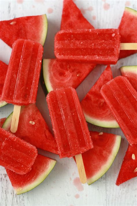 Strawberry Watermelon Popsicles Vegan And Paleo One Lovely Life