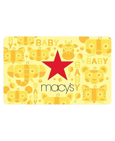 Print this entire page, and present it to a macy's associate at checkout. Macy's Macy's Baby E-Gift Card & Reviews - Gift Cards - Macy's