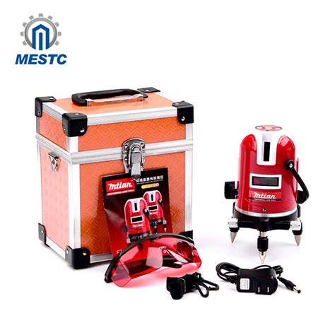 Mtian 5 Lines 6 Points Laser Level Tilt Function 360 Rotary Self