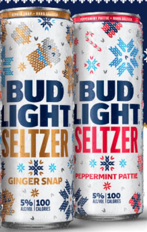 Bud Lights Ugly Sweater Pack Of Holiday Hard Seltzers Includes