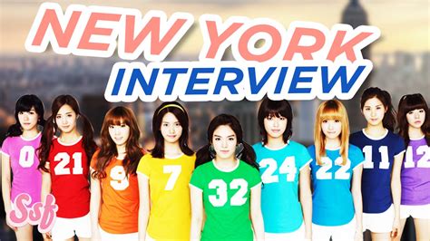 Soshifed Interviews Girls Generation Snsd In New York L Soshified Youtube