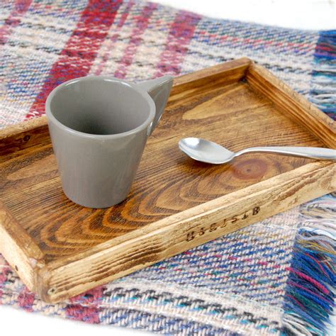 Wooden Coffee Tray By Story Wood | notonthehighstreet.com