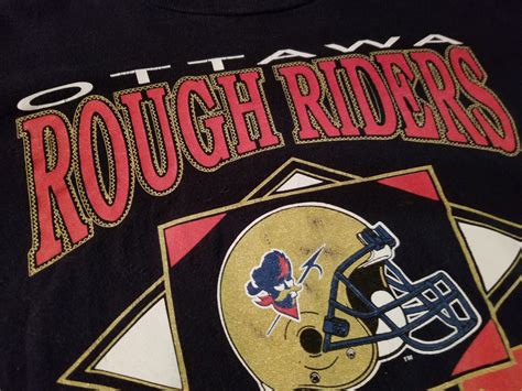 Ottawa Rough Riders Football Team Cfl Team Shirt Etsy