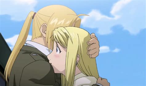 Edward And Winry Final Scene Edward Elric And Winry Rockbell Image