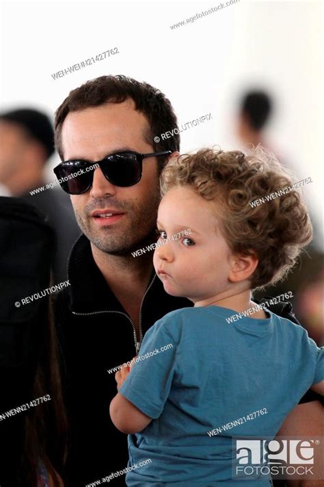 Natalie Portman And Husband Benjamin Millepied With Their Son Aleph