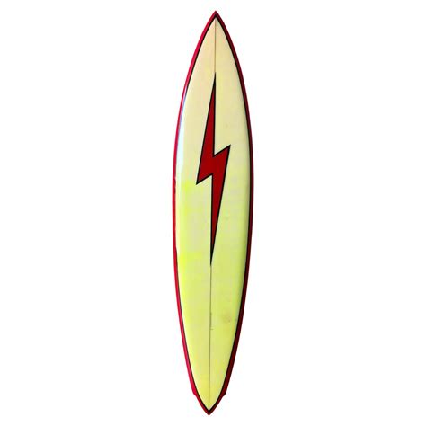 1970s Vintage Lightning Bolt Surfboard By Barry Kanaiaupuni For Sale At
