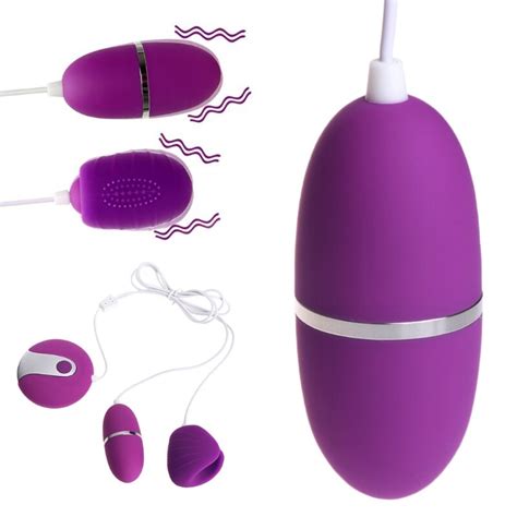 Jumping Egg Vibrating Egg Mute Wired Double Vibrating Eggs G Spot Clit Massager Sex Toys