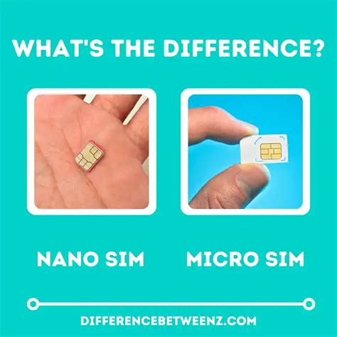 Difference Between Nano And Micro Sim Difference Betweenz