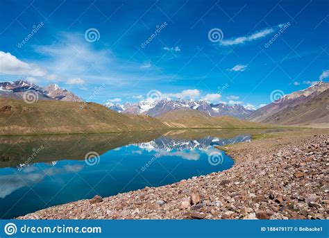 Chandra Taal Moon Lake In Lahaul And Spiti Himachal Pradesh India