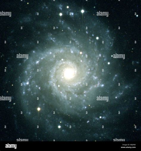 Spiral Galaxy M74 Ngc 628 Optical Stock Photo Alamy