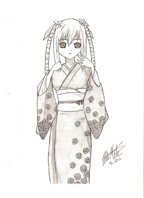 Anime Kimono Drawing Reference In Japan Kimono Hold A Very Special