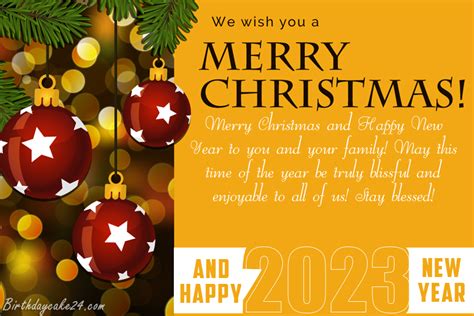 Merry Christmas And Happy New Year 2023 Wishes